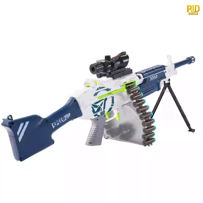 lehui m249 dart gun sung ban dan xop