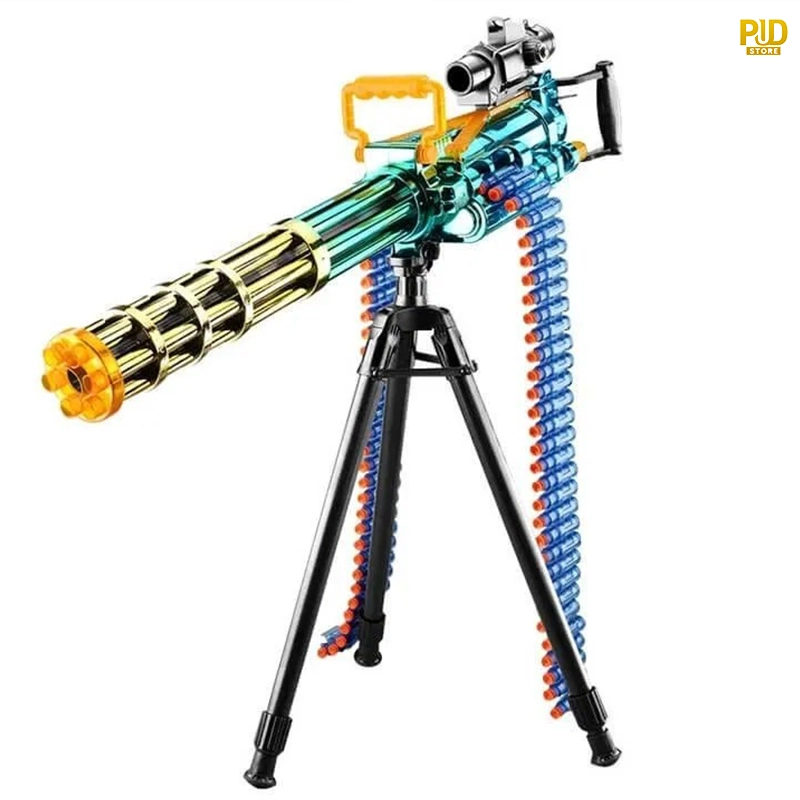 gatling m134 dart blaster sung ban dan xop